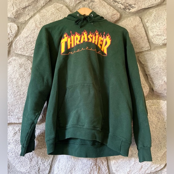 Vintage Y2K Thrasher Magazine Hoodie size Medium - Picture 2 of 7